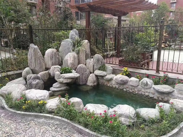 易县家庭庭院水景设计